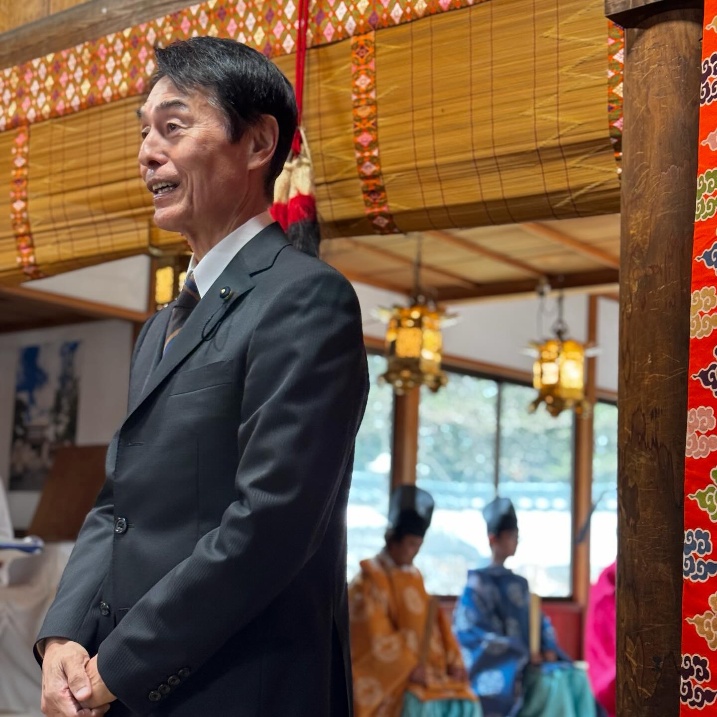 愛知県議会議員そのやま康男奮闘日記：地元神社の春の祈願祭・春の道役